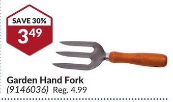 Princess Auto Garden hand fork offer