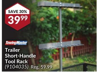 Princess Auto Trailer short-handle tool rack offer
