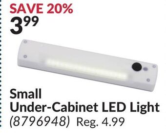 Princess Auto Small under-cabinet led light offer