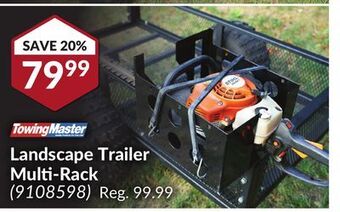 Princess Auto Towing master landscape trailer multi-rack offer