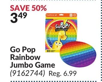 Princess Auto Go pop rainbow jumbo game offer