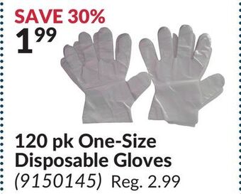 Princess Auto 120 pk one-size disposable gloves offer