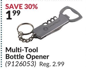 Princess Auto Multi-tool bottle opener offer
