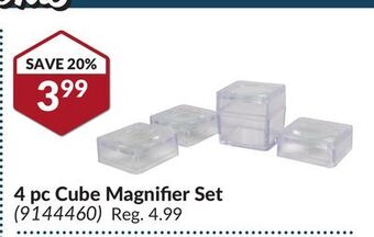 Princess Auto 4 pc cube magnifier set offer