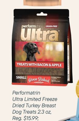 Petvalu Performatrin ultra limited freeze dried whitefish cat treats offer