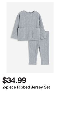 H&M 2-piece ribbed jersey set offer