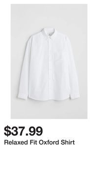 H&M Relaxed fit oxford shirt offer