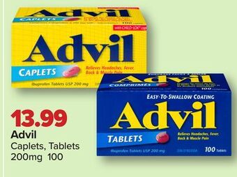 PharmaChoice Advil caplets, tablets offer