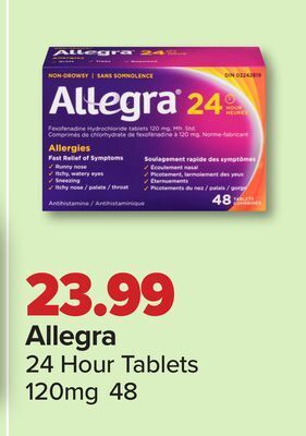 PharmaChoice Allegra 24 hour tablets offer