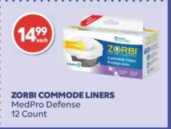 Wellwise by Shoppers Medpro defense zorbi commode liners offer
