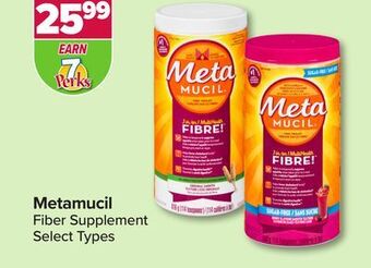 PharmaChoice Metamucil fiber supplement offer