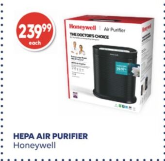 Wellwise by Shoppers Honeywell hepa air purifier offer