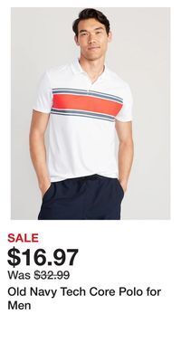 Old Navy Old navy tech core polo for men offer