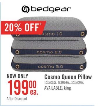 The Brick Bedgear cosmo 1.0 pillow - stomach sleeper offer