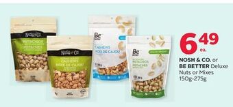 Rexall Nosh & co. or be better deluxe nuts or mixes offer