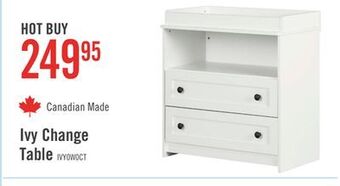 The Brick Ivy changing table offer