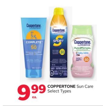 Rexall Coppertone sun care offer