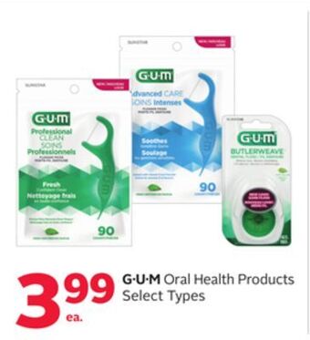 Rexall G.u.m oral health products offer