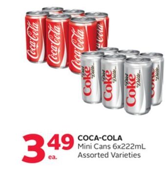 Rexall Coca-cola mini cans offer