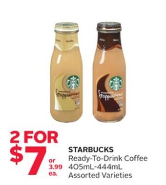 Rexall Starbucks ready-to-drink coffee offer