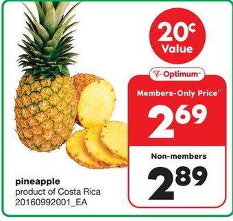 Wholesale Club Pineapple offer