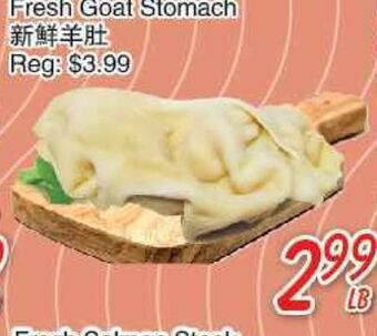 Foody Mart Fresh goat stomach offer