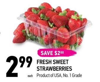 Fresh sweet strawberries