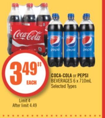Shoppers Drug Mart Coca-cola or pepsi beverages offer