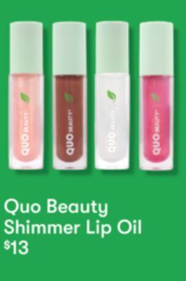 Shoppers Drug Mart Quo beauty shimmer lip oil offer