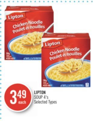 Shoppers Drug Mart Lipton soup offer