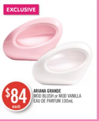 Shoppers Drug Mart Ariana grande mod blush or mod vanilla eau de parfum offer