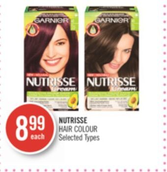 Shoppers Drug Mart Garnier nutrisse hair colour offer