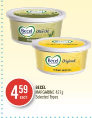 Shoppers Drug Mart Becel margarine offer