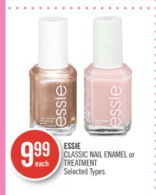 Shoppers Drug Mart Essie classic nail enamel or treatment offer