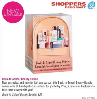 Shoppers Drug Mart Back-to-school beauty bundle offer