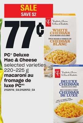 Independent City Market Macaroni au fromage de luxe pc, 220-225 g offer