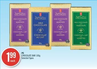 Shoppers Drug Mart Pc chocolate bar offer
