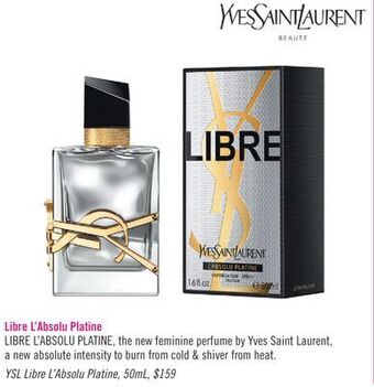 Shoppers Drug Mart Ysl. libre l'absolu platine offer