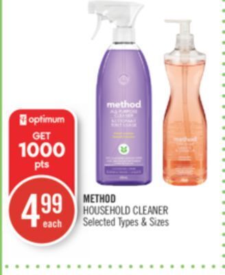 Shoppers Drug Mart Method household cleaner offer
