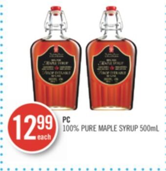 Shoppers Drug Mart Pc 100% pure maple syrup offer