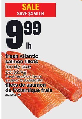 Independent City Market Filets de saumon de l'atlantique frais offer