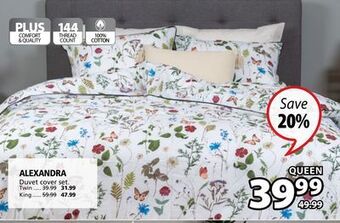 JYSK Alexandra duvet cover set offer