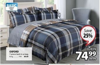 JYSK Oxford 7-piece bed-in-a-bag offer