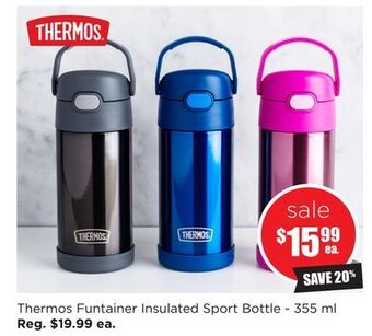 Kitchen Stuff Plus Thermos funtainer insulated sport bottle-355 ml offer