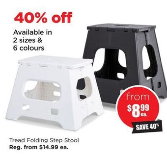 Kitchen Stuff Plus Tread folding step stool offer