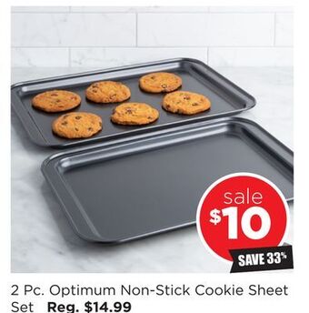 Kitchen Stuff Plus 2 pc. optimum non-stick cookie sheet set offer