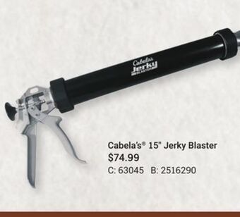 Bass Pro Cabela's 15 jerky blaster offer