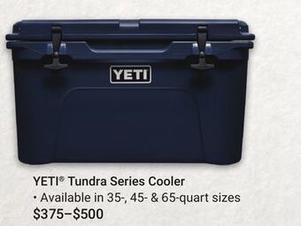 Bass Pro Yeti tundra series cooler offer