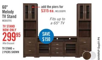 The Brick Melody 60 tv stand - brown offer