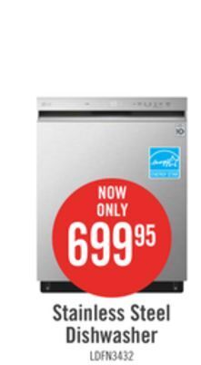 The Brick Lg 24 front control built-in dishwasher with quadwash - ldfn3432t offer